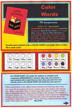 Load image into Gallery viewer, SUPER SEATWORK<br> Color Words