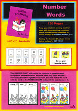 Load image into Gallery viewer, SUPER SEATWORK<br> Number Words