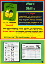 Load image into Gallery viewer, SUPER SEATWORK<br> Word Skills